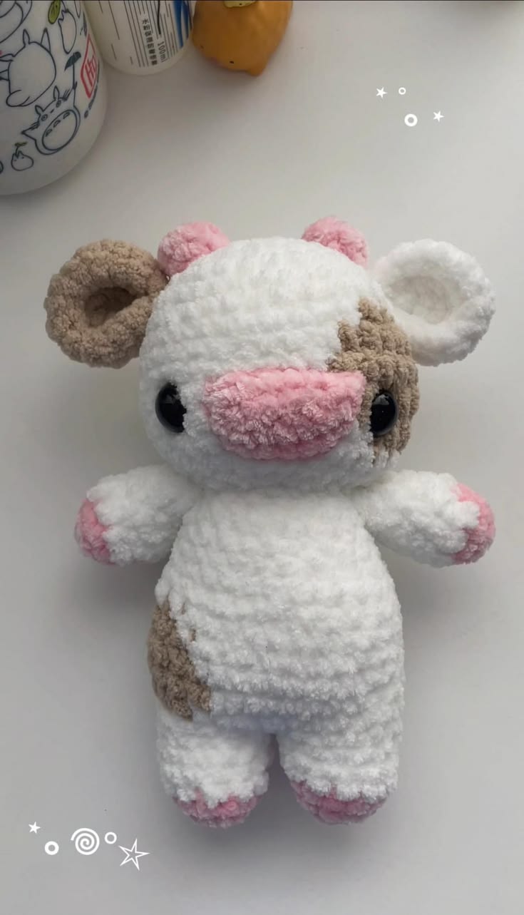 Chunky cow plush